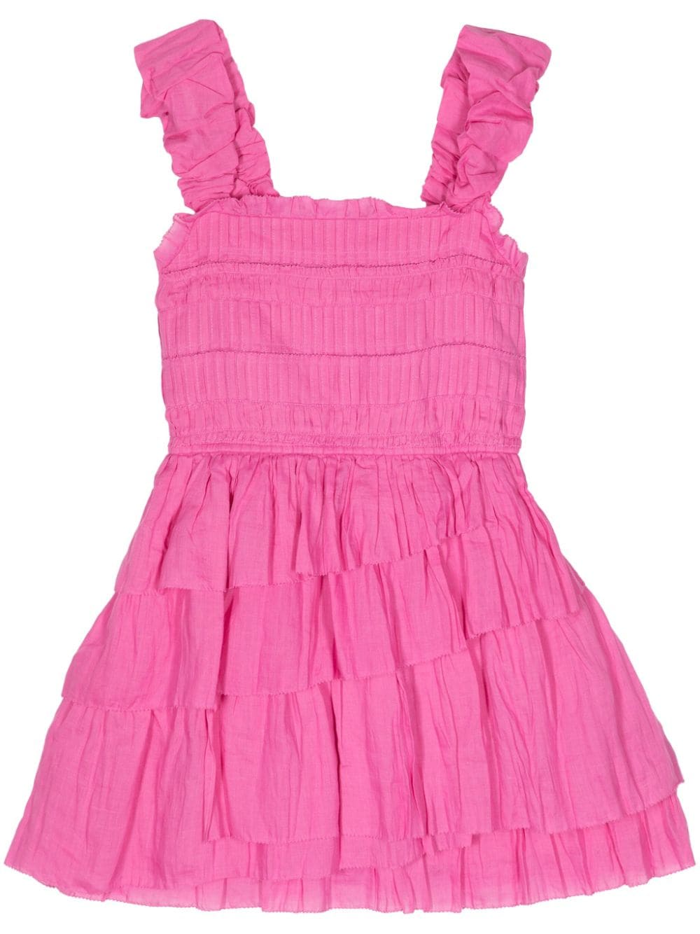 Sea Cole smocked ramie dress - Pink von Sea