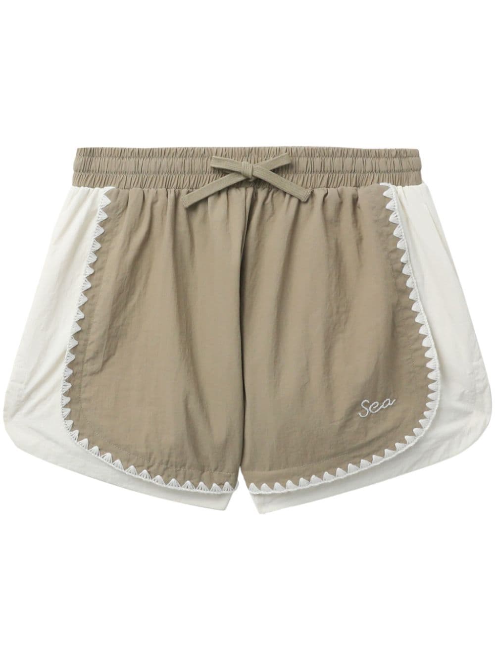 Sea colourblock panelled shorts - Neutrals von Sea