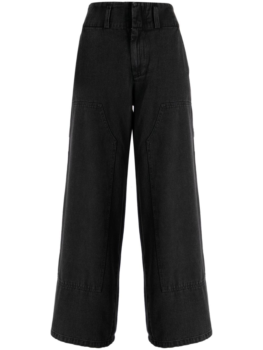 Sea high-rise wide-leg trousers - Black von Sea