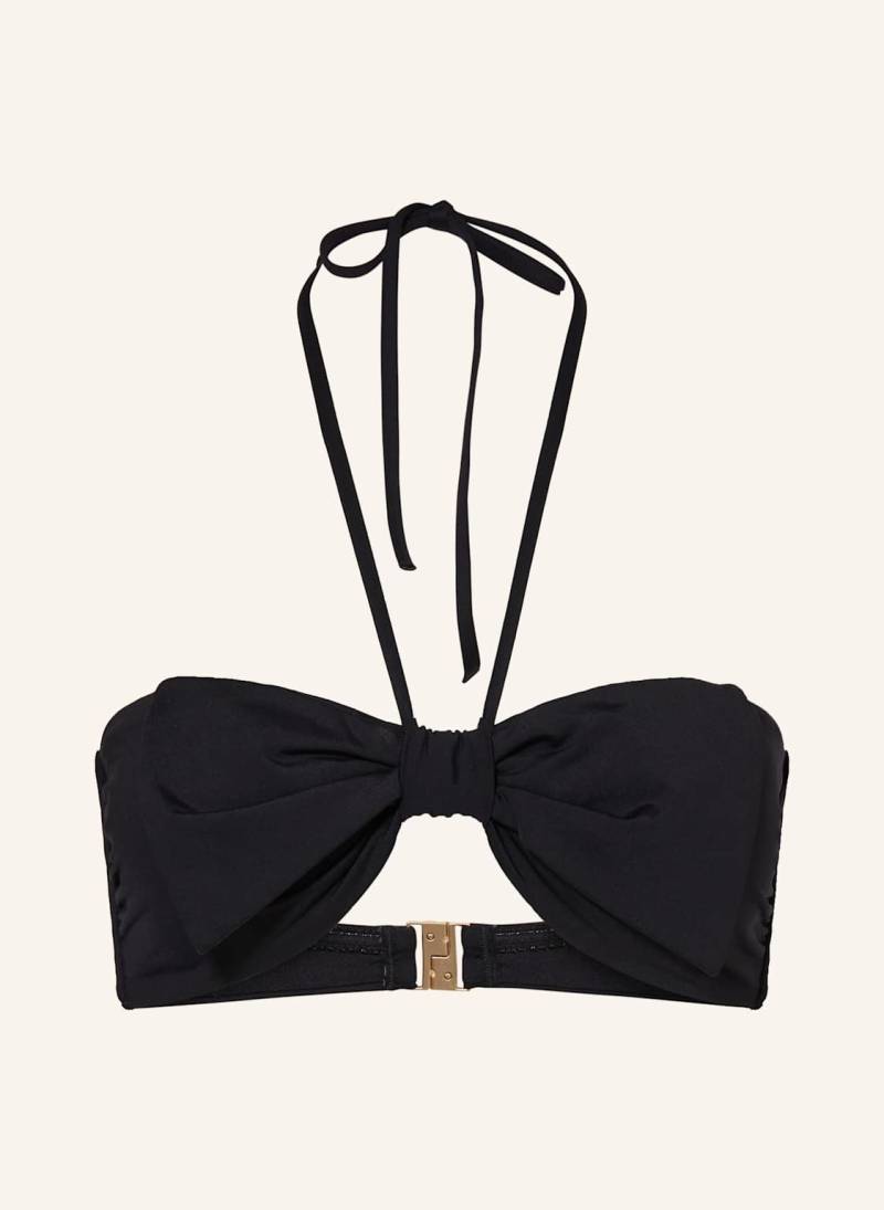 Seafolly Bandeau-Bikini-Top Beau Bow schwarz von Seafolly