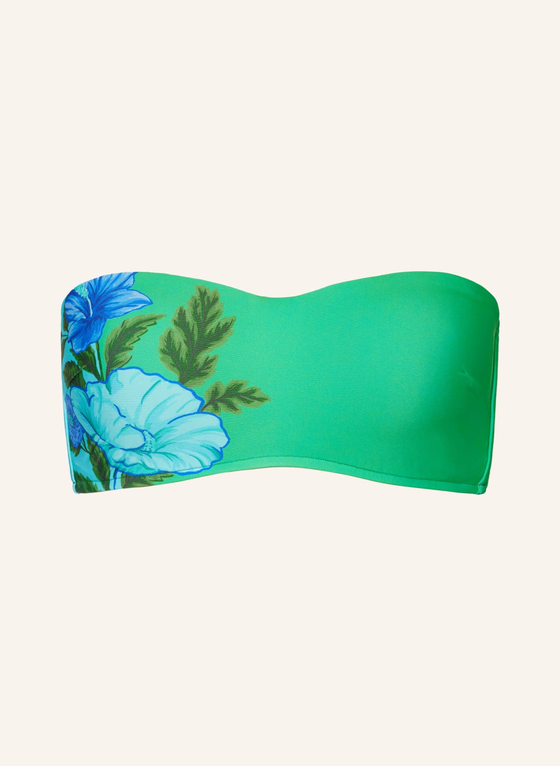 Seafolly Bandeau-Bikini-Top Garden Party gruen von Seafolly