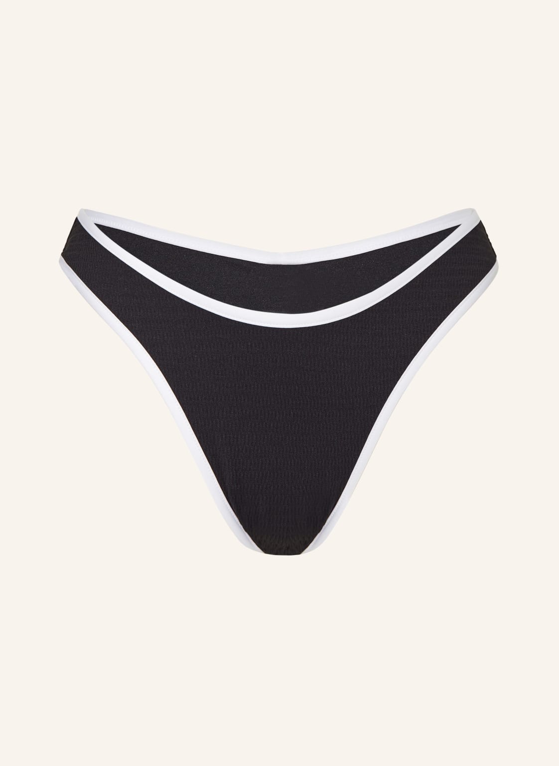 Seafolly Brazilian-Bikini-Hose Beach Bound Scoop schwarz von Seafolly