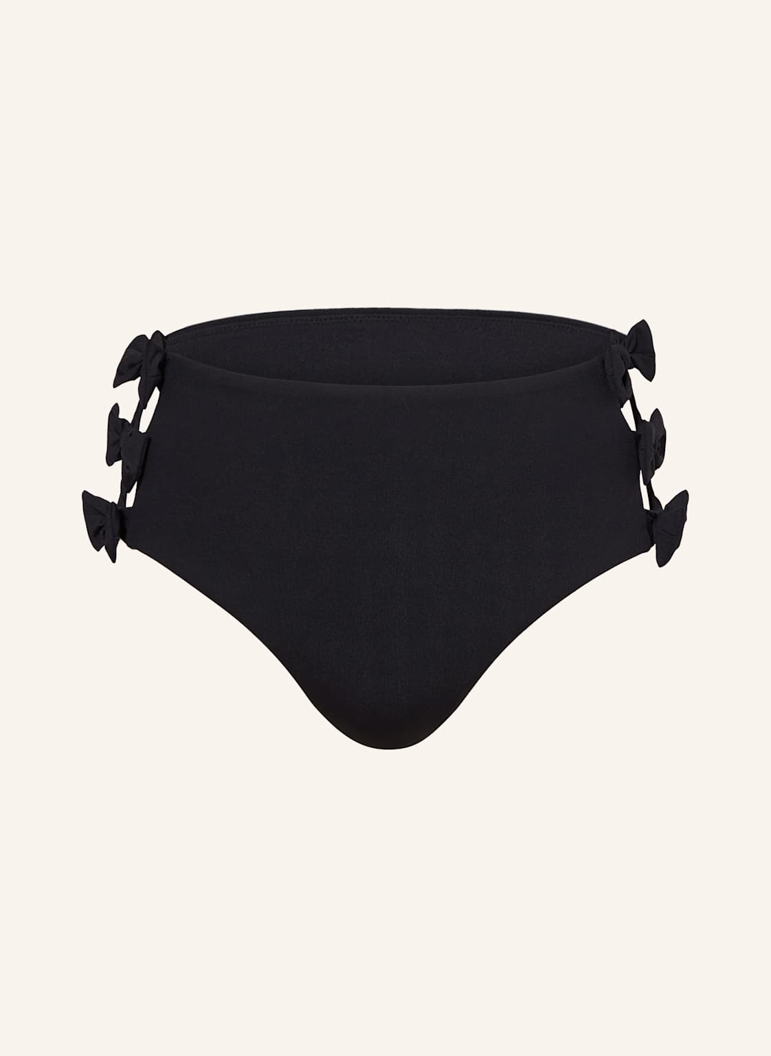 Seafolly High-Waist-Bikini-Hose Beau Bow schwarz Seafolly High-Waist-Bikini-Hose Beau Bow schwarz von Seafolly