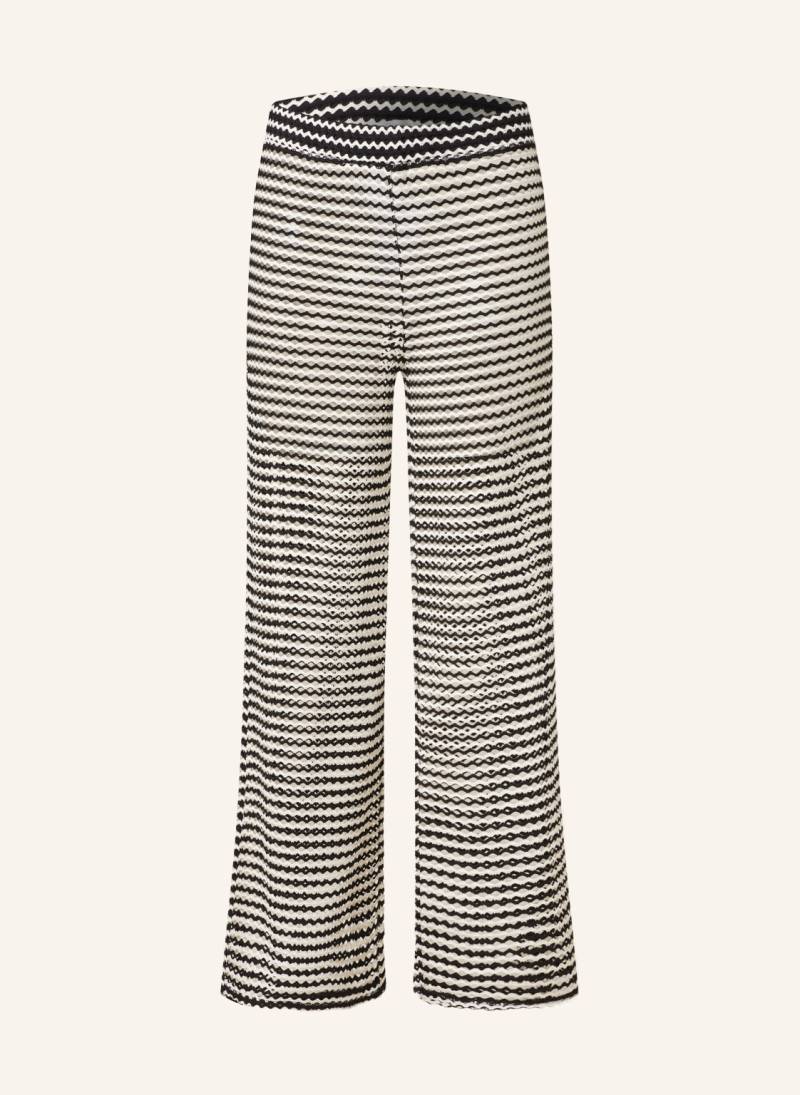 Seafolly Marlenehose Mesh Effect schwarz von Seafolly