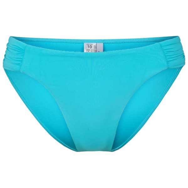 Seafolly - Seafolly Collective High Leg Ruched Side Pant - Bikini-Bottom Gr 38 türkis von Seafolly