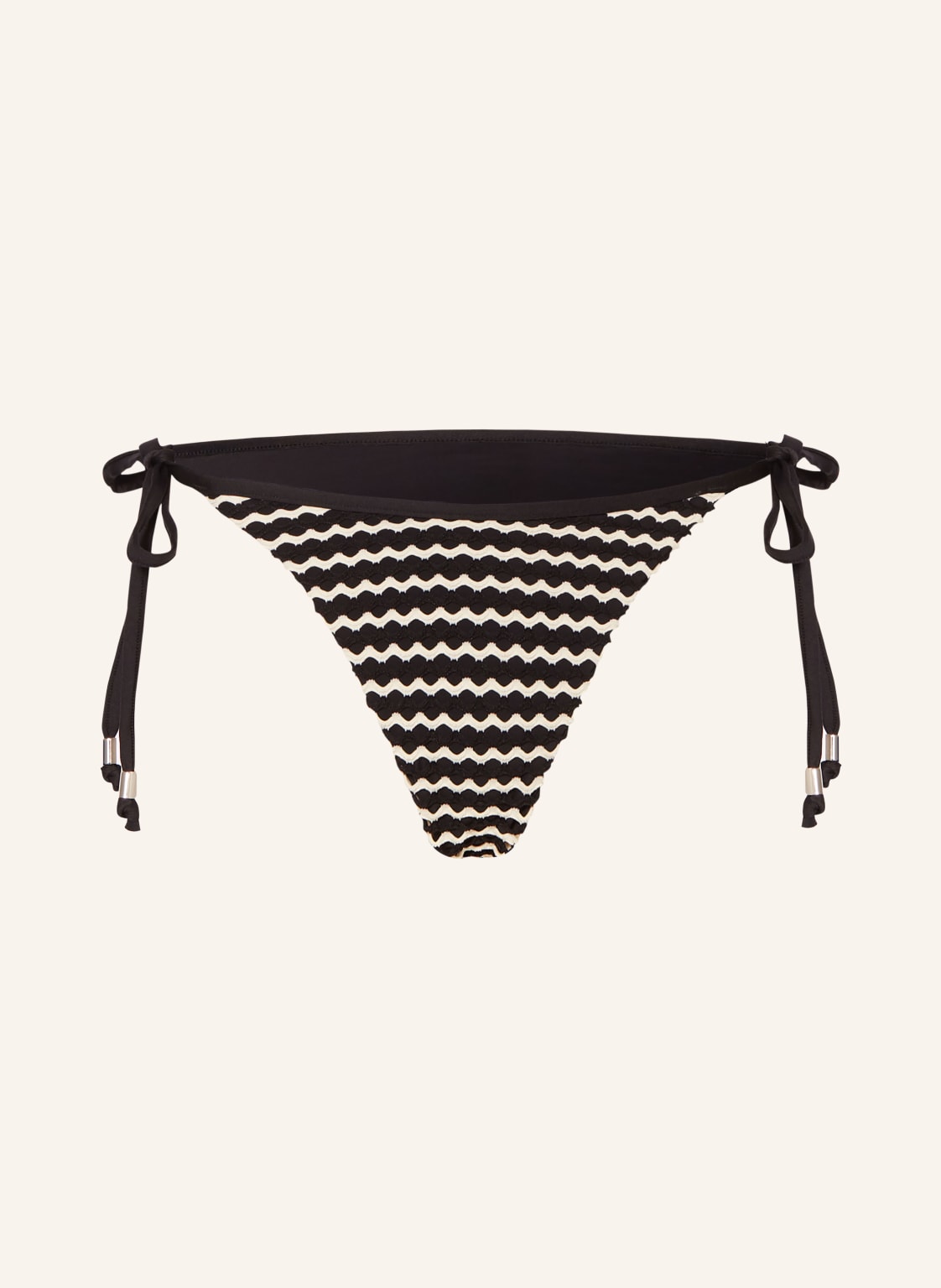 Seafolly Triangel-Bikini-Hose Mesh Effect schwarz von Seafolly