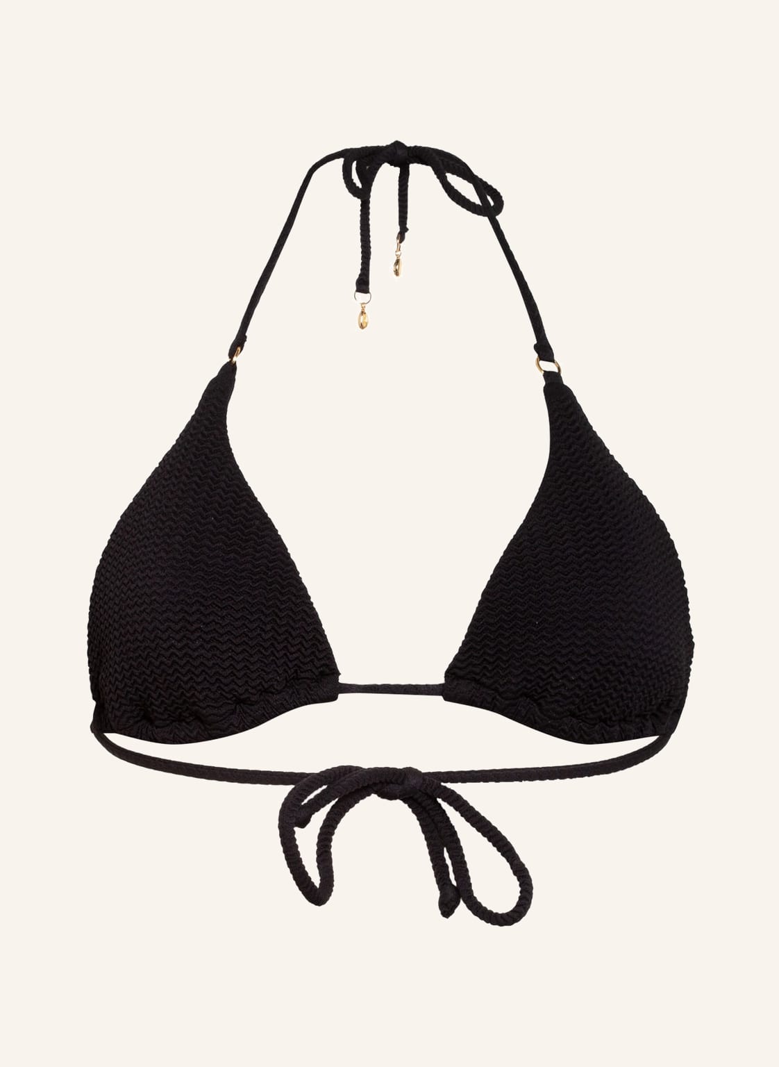 Seafolly Triangel-Bikini-Top Sea Dive schwarz von Seafolly