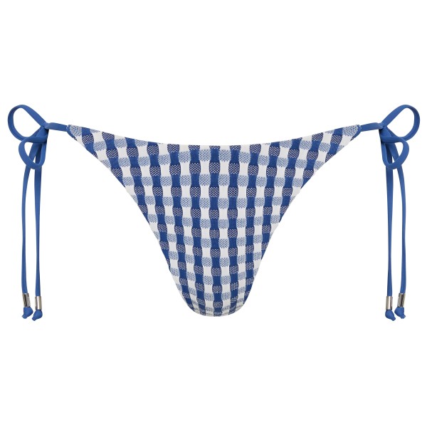 Seafolly - Women's Bella Tie Side Rio Pant - Bikini-Bottom Gr 6 blau von Seafolly