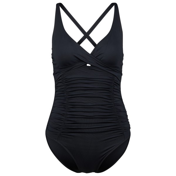 Seafolly - Women's Collective MF Gathered Wrapfront Onepiece - Badeanzug Gr 12 schwarz von Seafolly