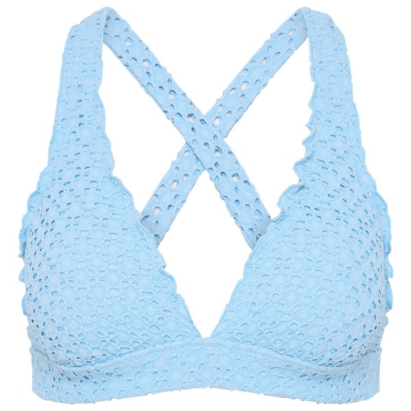 Seafolly - Women's Daydreamer Multi Fit Longline Tri - Bikini-Top Gr 6 blau von Seafolly