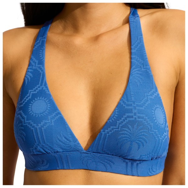 Seafolly - Women's Oasis Multi Fit Longline Tri - Bikini-Top Gr 10;14;16;18 blau Seafolly - Women's Oasis Multi Fit Longline Tri - Bikini-Top Gr 10;14;16;18 blau von Seafolly