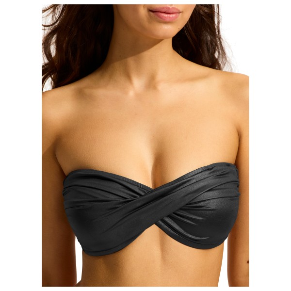Seafolly - Women's Soleil Twist Bandeau - Bikini-Top Gr 34;36;38;40 bunt;schwarz von Seafolly