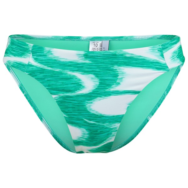 Seafolly - Women's Wavelength High Leg Ruched Side Pant - Bikini-Bottom Gr 42 türkis von Seafolly