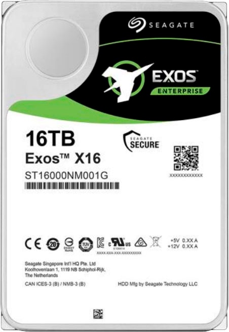 Seagate HDD-NAS-Festplatte »Exos X16«, Anschluss SATA von Seagate