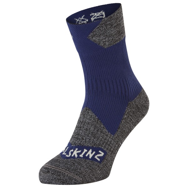 Sealskinz - Bircham - Velosocken Gr M blau/grau von Sealskinz