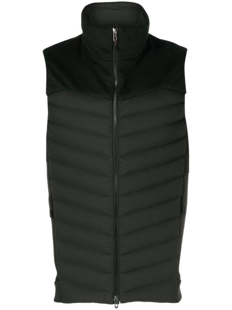 Sease Warmer panelled down-filled gilet - Green von Sease