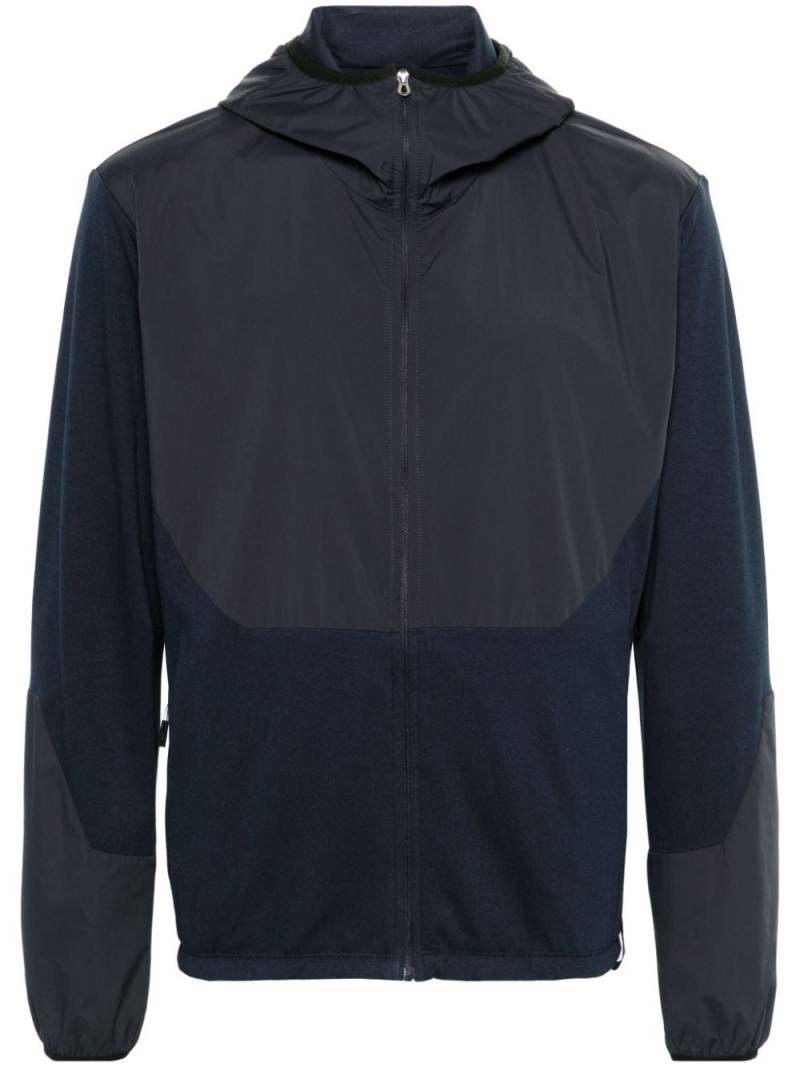 Sease panelled zip-up hoodie - Blue von Sease