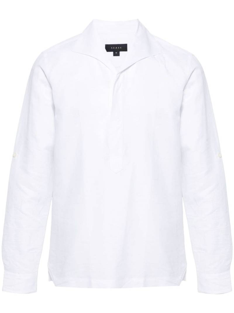 Sease spread-collar long-sleeve shirt - White von Sease