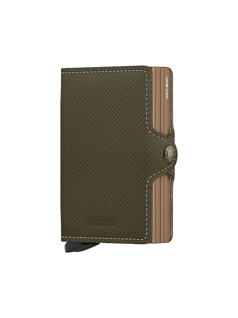 SECRID Geldbörse - Twinwallet Saffiano Olive olive von Secrid