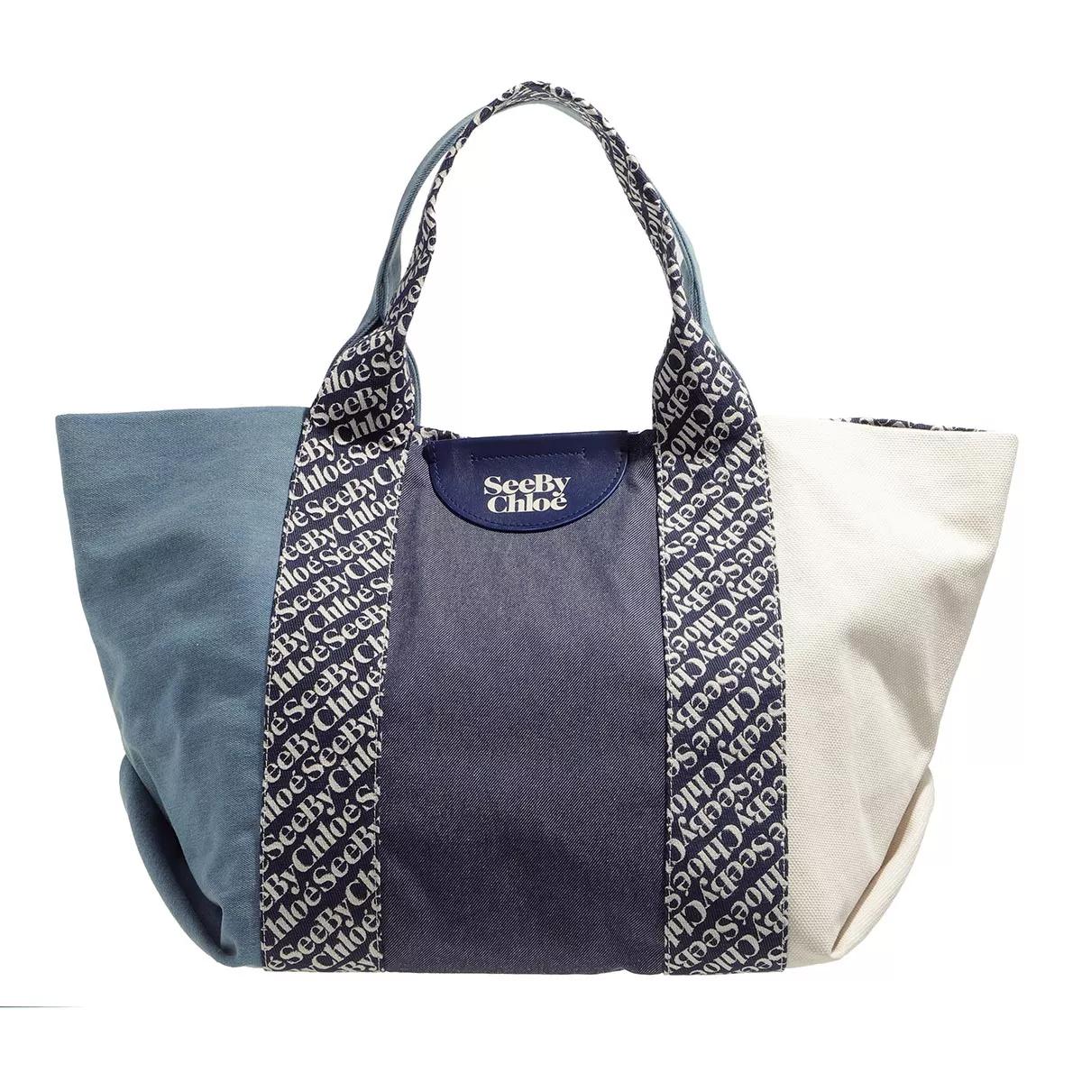 See By Chloé Henkeltasche - Latizia Tote Bag - Gr. unisize - in Blau - für Damen von See By Chloé