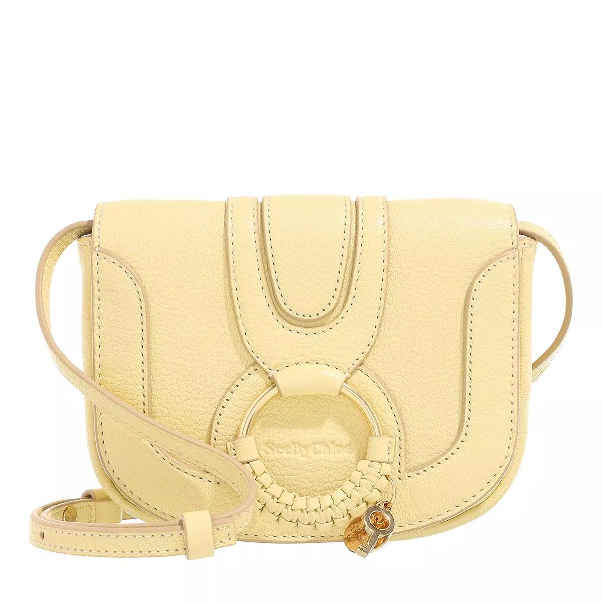 See By Chloé Umhängetasche - Hana Mini Crossbody Bag Smooth - Gr. unisize - in Gelb - für Damen von See By Chloé