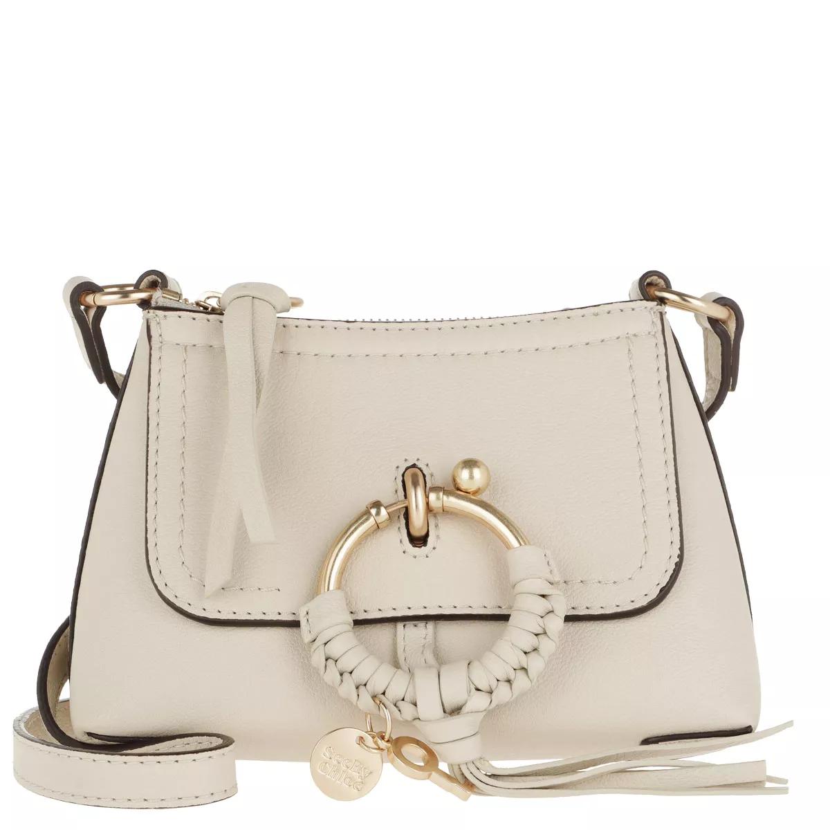 See By Chloé Umhängetasche - Joan Crossbody Bag Mini Leather - Gr. unisize - in Beige - für Damen von See By Chloé