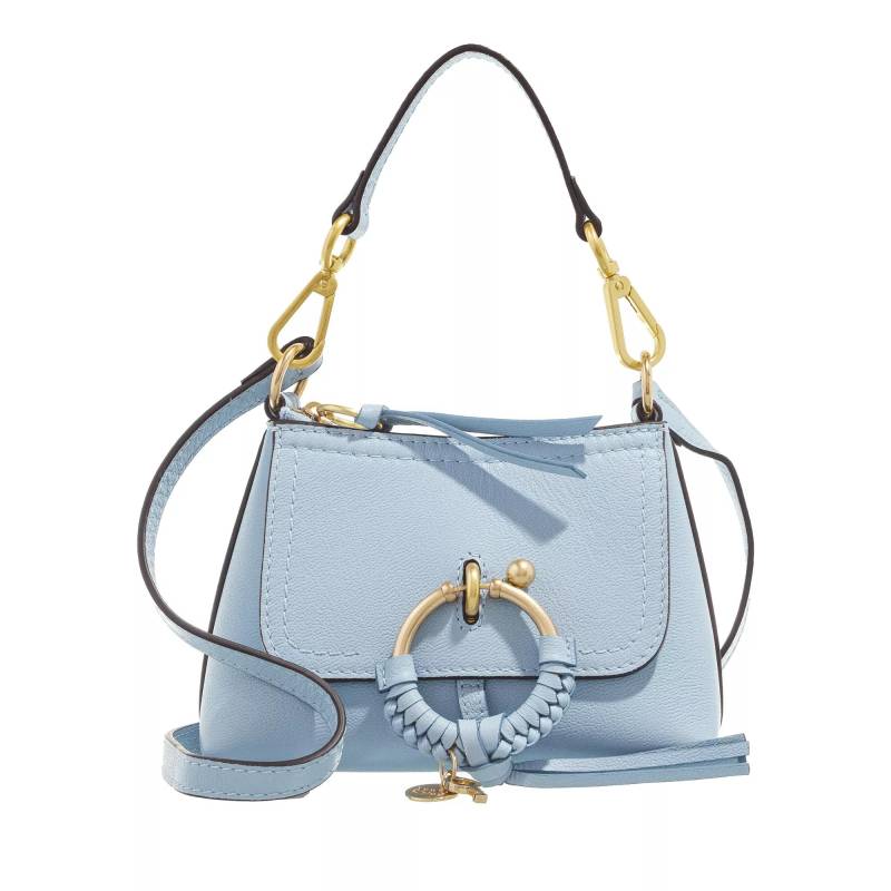 See By Chloé Umhängetasche - Joan Crossbody Bag Mini Leather - Gr. unisize - in Blau - für Damen von See By Chloé