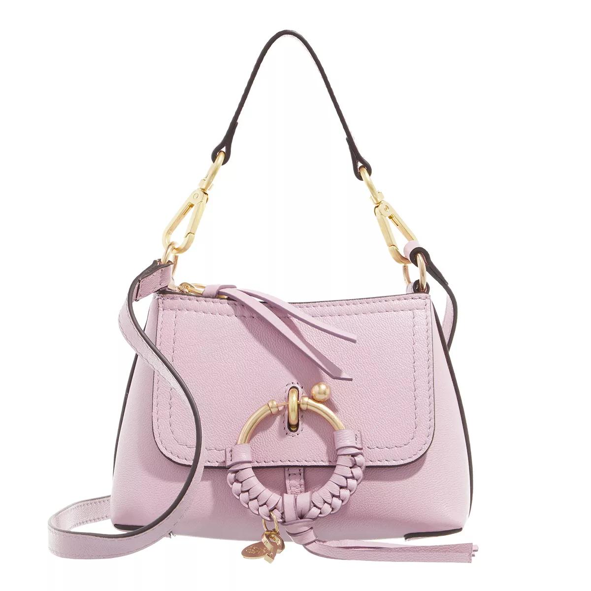 See By Chloé Umhängetasche - Joan Crossbody Bag Mini Leather - Gr. unisize - in Rosa - für Damen von See By Chloé