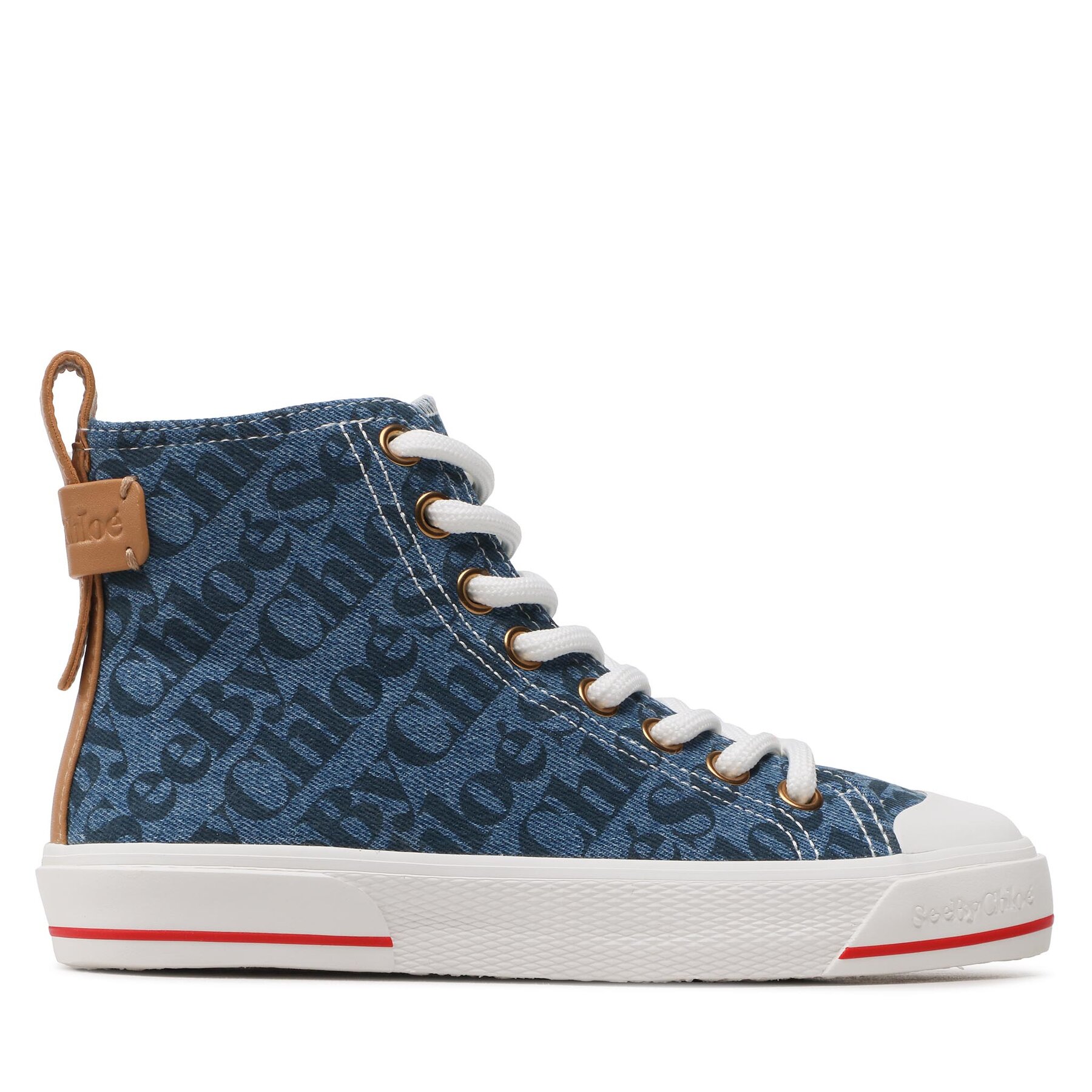 Sneakers aus Stoff See By Chloé SB37111A Medium Blue 716B von See By Chloé