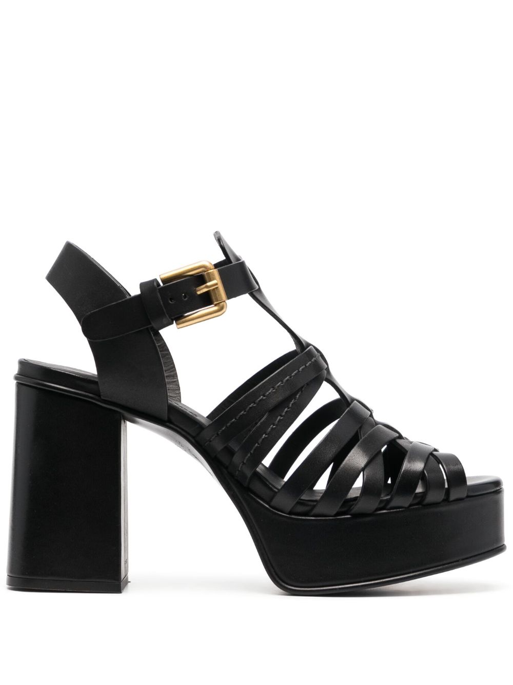 See by Chloé Sierra leather sandals - Black von See by Chloé