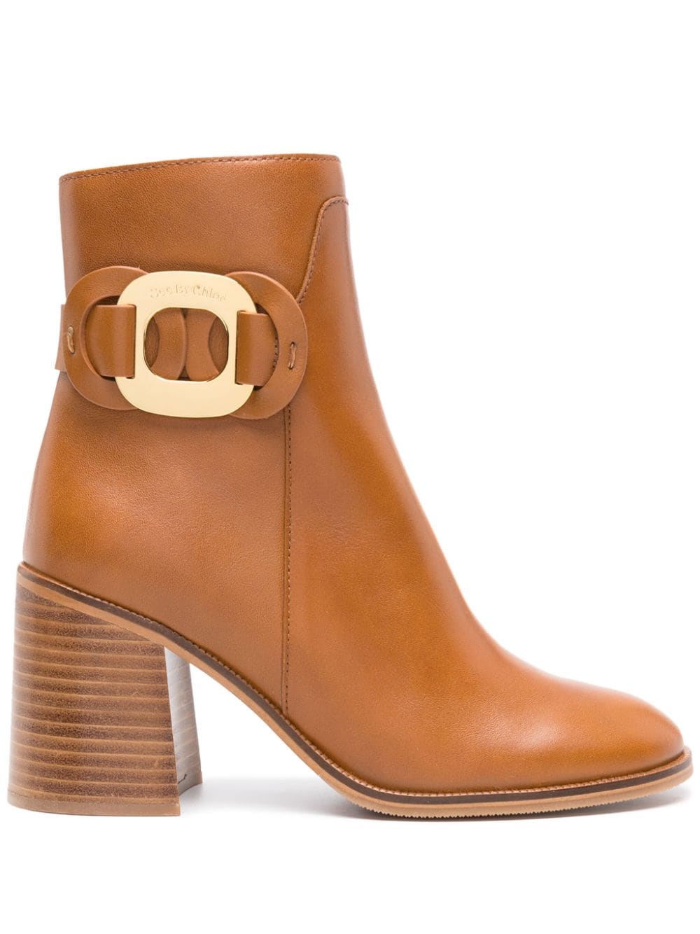 See by Chloé Chany 80mm ankle boots - Brown von See by Chloé