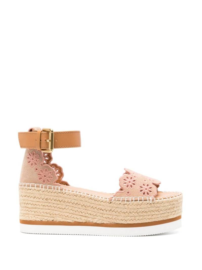 See by Chloé Glyn 50mm suede espadrilles - Neutrals von See by Chloé