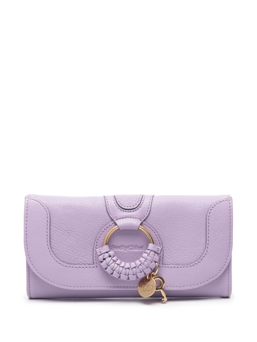 See by Chloé Hana leather wallet - Purple von See by Chloé