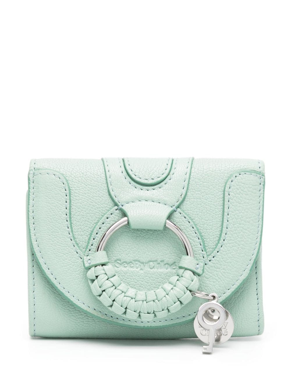 See by Chloé Hana logo-debossed leather wallet - Blue von See by Chloé