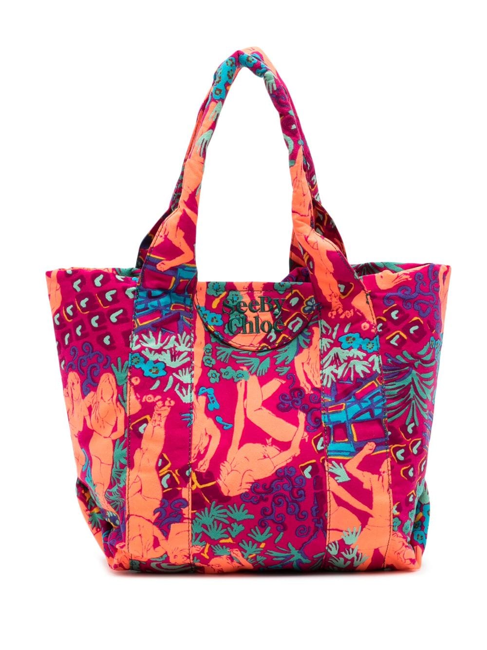 See by Chloé Laetizia graphic-printed tote bag - Purple von See by Chloé