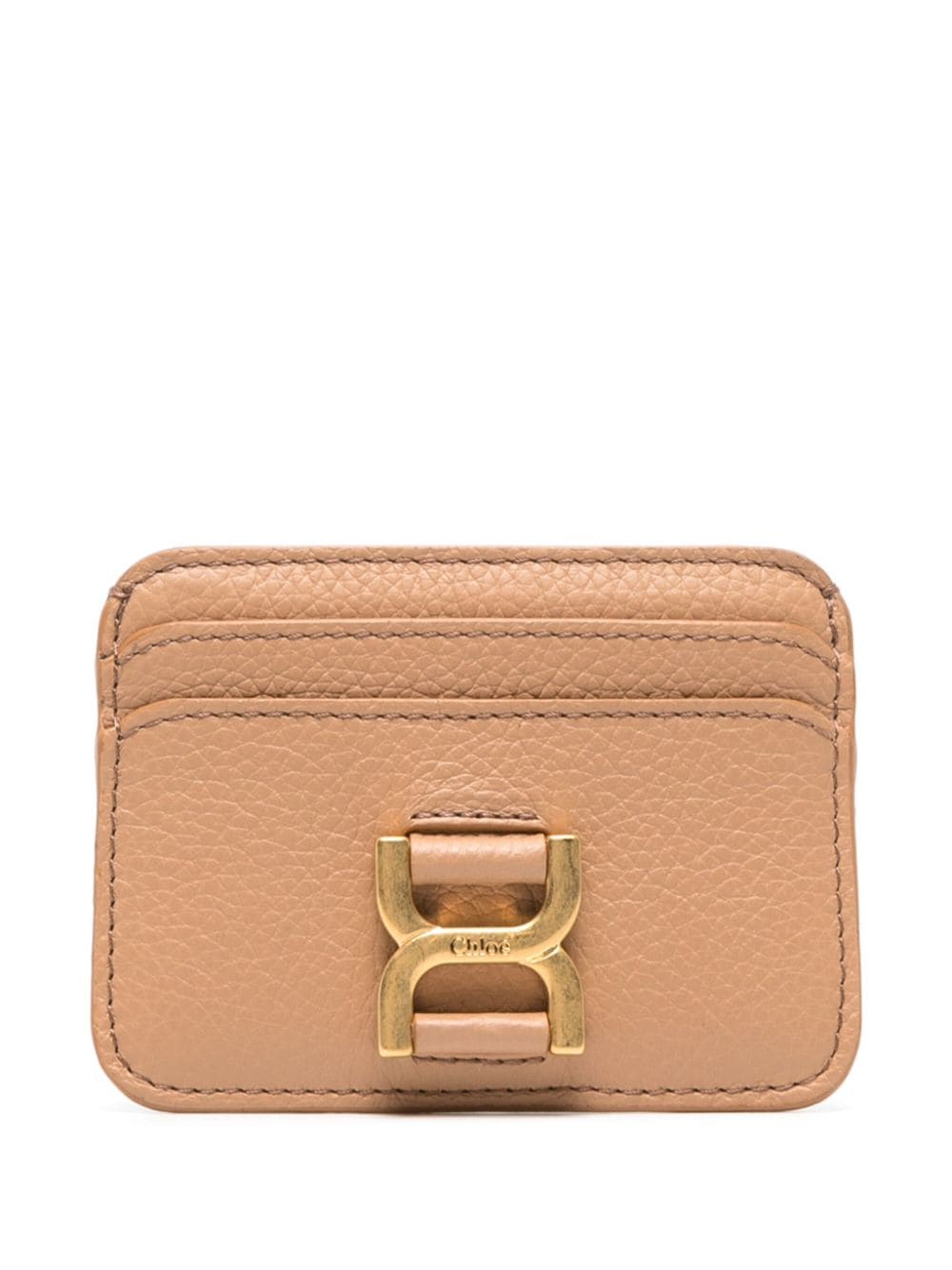 See by Chloé Marcie leather cardholder - Neutrals von See by Chloé