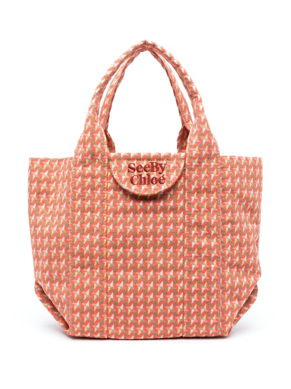 See by Chloé medium Laetizia tote bag - Orange von See by Chloé