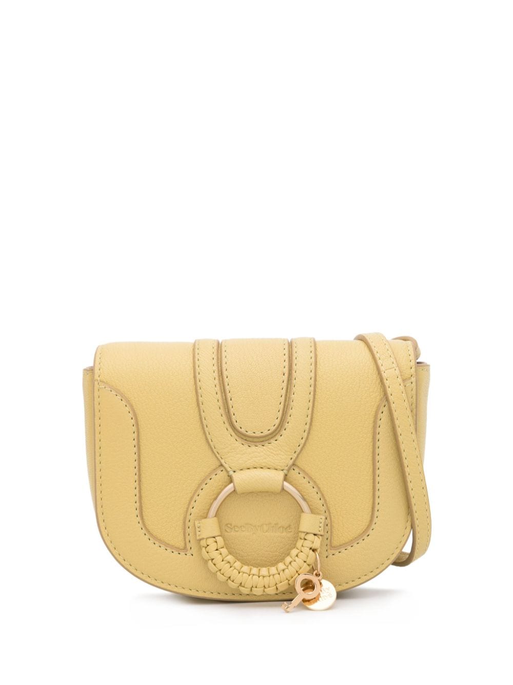 See by Chloé mini Hana leather crossbody bag - Yellow von See by Chloé