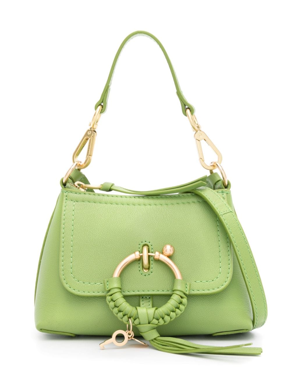See by Chloé mini Joan leather crossbody bag - Green von See by Chloé
