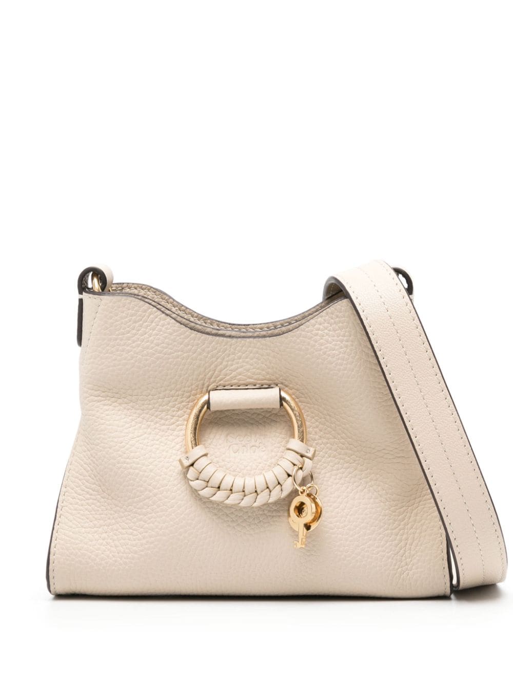 See by Chloé mini Joan leather shoulder bag - Neutrals von See by Chloé