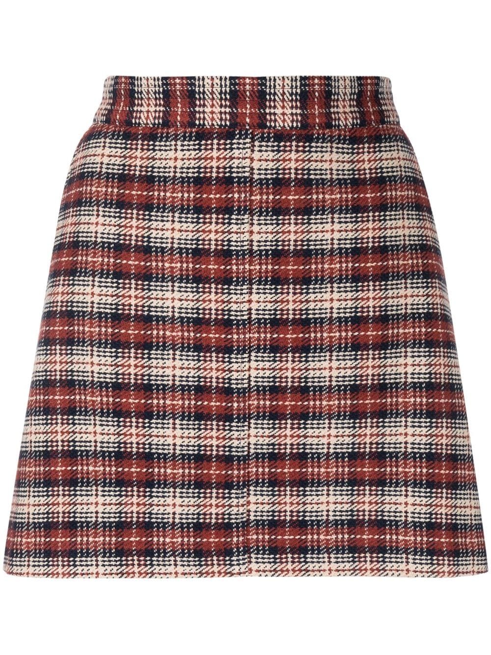 See by Chloé plaid A-line mini skirt - Red von See by Chloé