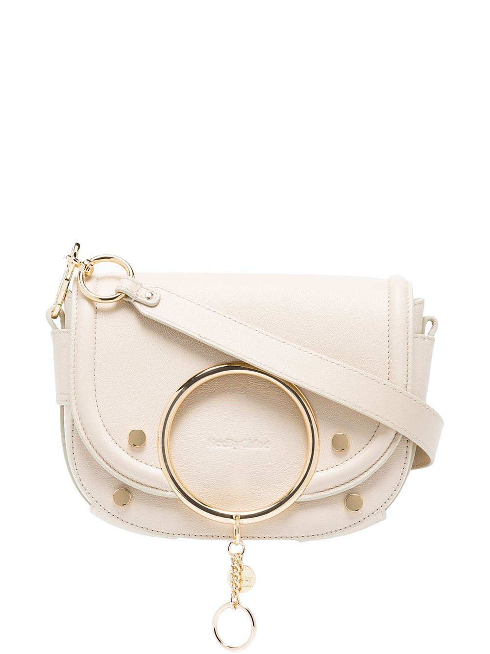 See by Chloé small leather bracelet bag - Neutrals von See by Chloé
