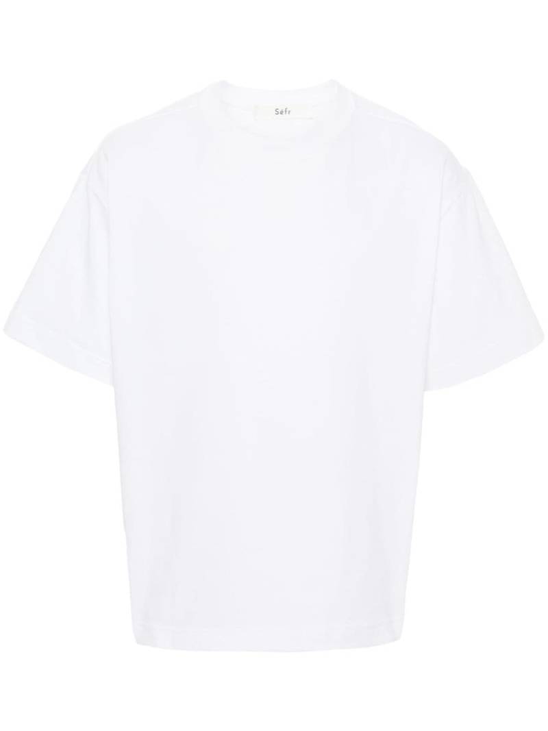 Séfr Atelier cotton T-shirt - White von Séfr