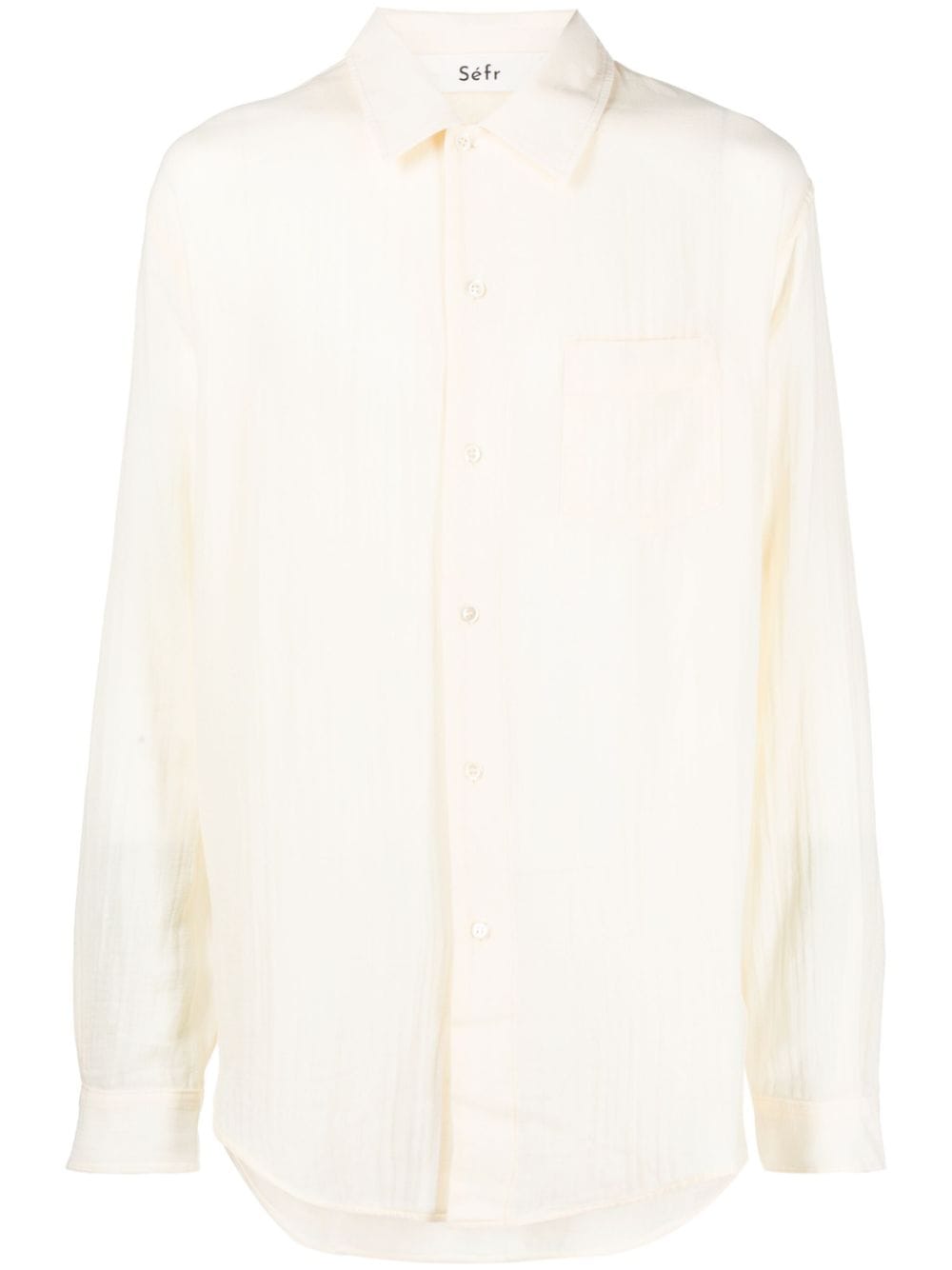 Séfr Leo camp-collar shirt - Neutrals von Séfr