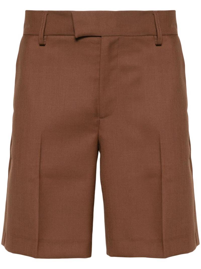 Séfr pressed-crease tailored shorts - Brown von Séfr