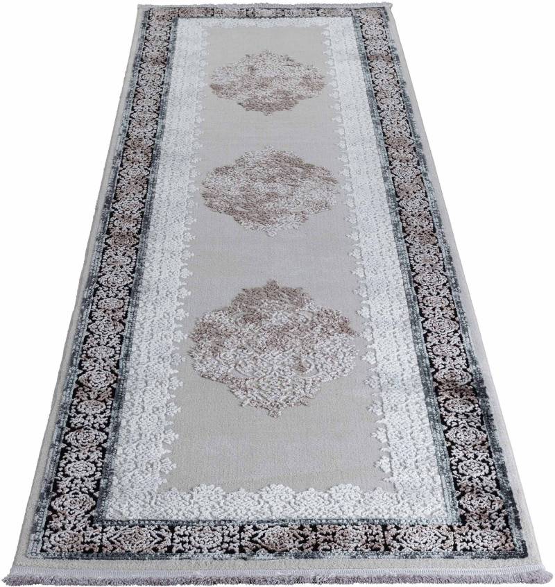Sehrazat Läufer »Glory 240«, rechteckig, 10 mm Höhe, Wohnzimmer, Kurzflor, Hoch-Tief-Struktur von Sehrazat