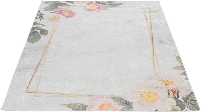 Sehrazat Teppich »Caimas 2991«, rechteckig, 5 mm Höhe, waschbar, weiche Microfaser, Wohnzimmer von Sehrazat