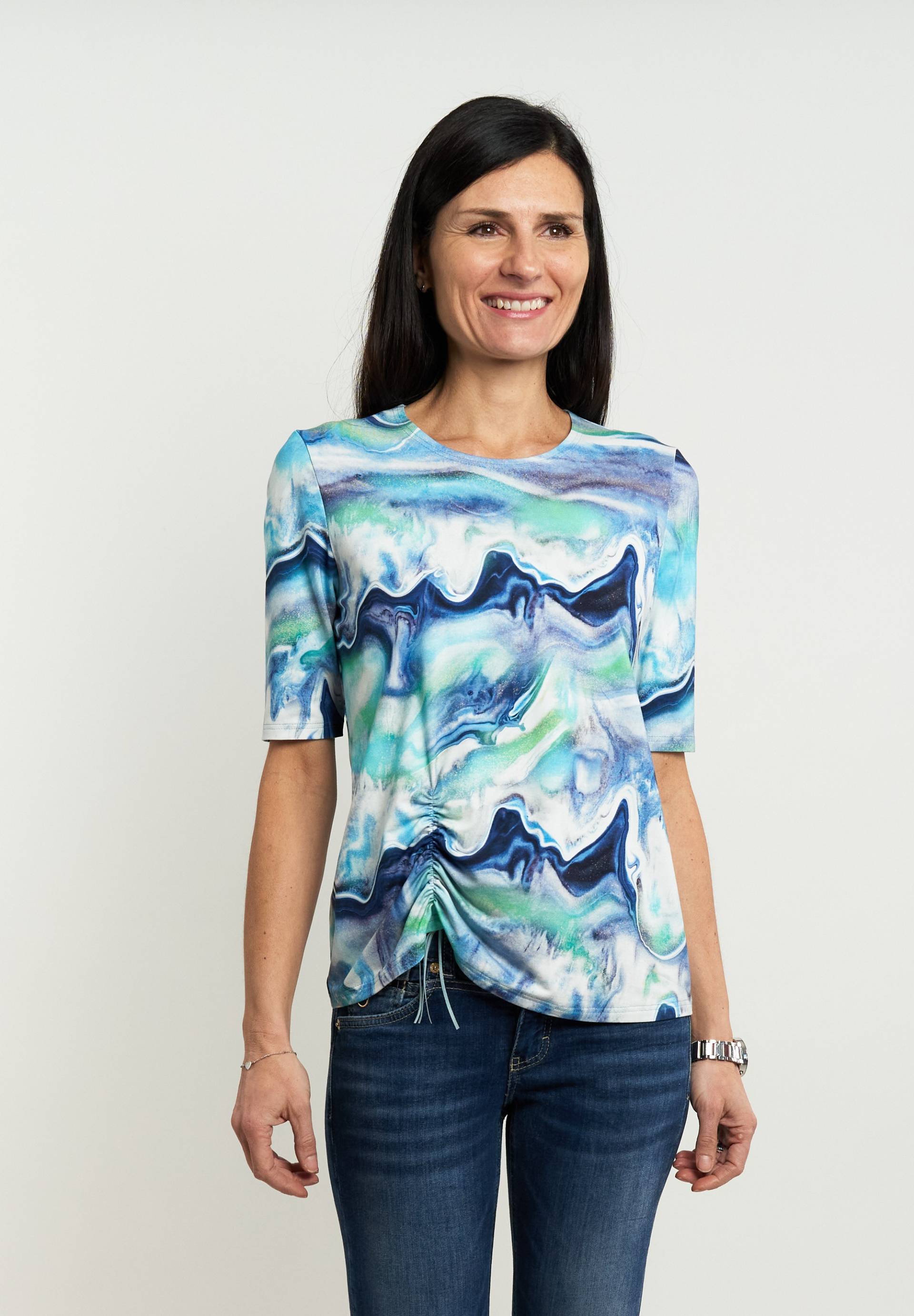 Seidel Moden Kurzarmshirt, mit All-Over Print, MADE IN GERMANY Seidel Moden Kurzarmshirt, mit All-Over Print, MADE IN GERMANY von Seidel Moden