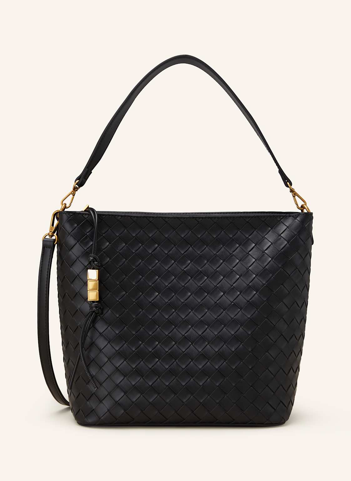 Seidenfelt Handtasche Kinna Mit Pouch schwarz von Seidenfelt