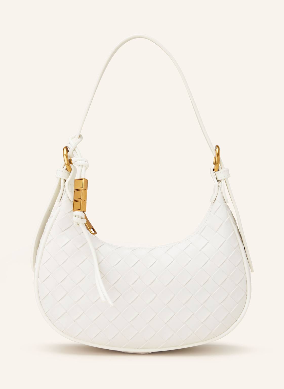 Seidenfelt Schultertasche Kinna weiss von Seidenfelt